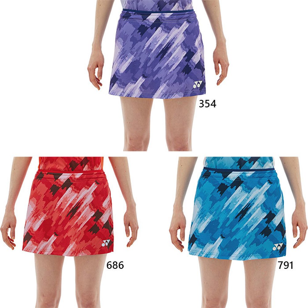 日本直邮YONEX 女士内衩裙子网球羽毛球服下裤橙色 YONEX 26130