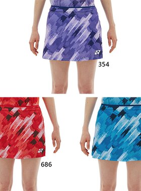 日本直邮YONEX 女士内衩裙子网球羽毛球服下裤橙色 YONEX 26130