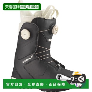 自营欧洲直邮SALOMON 黑色合成材料全女士雪鞋山地鞋滑雪鞋