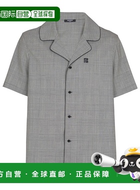 1h可退 香港直邮Balmain 短袖衬衫 GH1HN151WD37