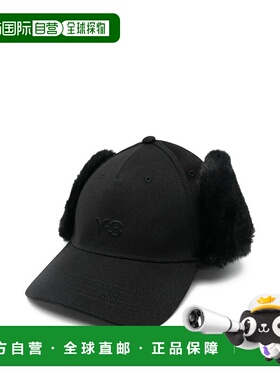1h可退 香港直邮Y-3 男士 人造皮草棒球帽 JX8327BLACKBLACK