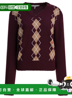 香港直邮CHLOÉ 女士针织衫 CH25WMP01580601 AW2025 棕色 Burgund
