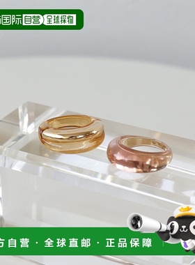 1h可退 日本直邮Three Four Time 女士渐变透明装饰戒指套装 8565