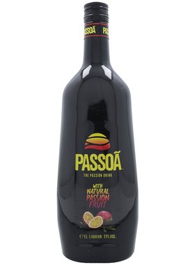 欧洲直邮Passoa瓶装利口酒1000ml低度百香果味道润滑口感甘甜