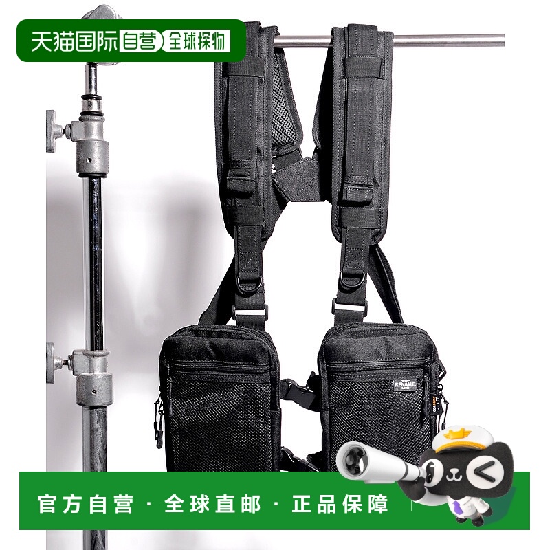 1h可退 日本直邮DEVICE 男女同款CORDURA尼龙马甲式斜挎包 RBN800