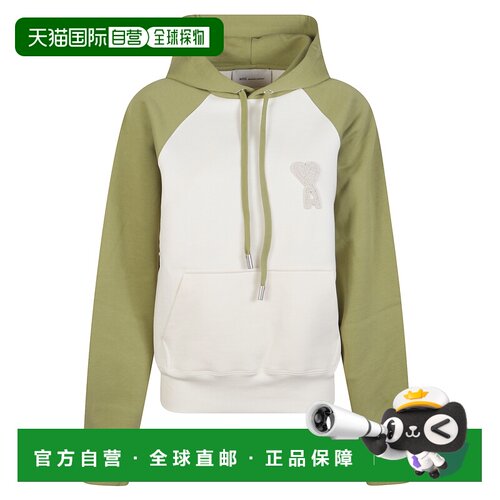 1h可退 香港直邮Ami Paris 女士针织衫 USW782747A041 SS2026 绿
