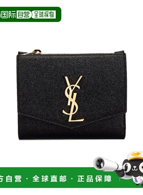 1h可退 香港直邮潮奢 Saint Laurent 圣罗兰 女士 徽标钱包 58229