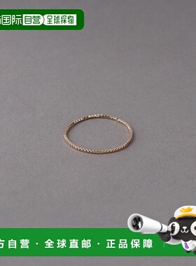 1h可退 日本直邮COCOSHNIK 女士K10金细款威尼斯链戒指 767612429