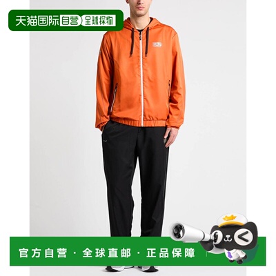 1h可退 香港直邮潮奢 Ea7 男士 Tracksuits 运动装 orange橙色 舒