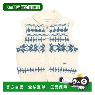 女款 复古新品 毛衣LE2504KT67IV 美式 韩国直邮LEE正品