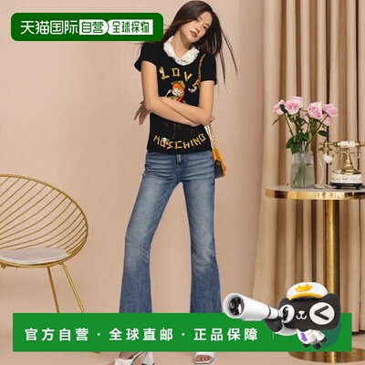 1h可退 香港直邮MOSCHINO 女士衬衫 W4B193RE1698C74 SS2022 黑色