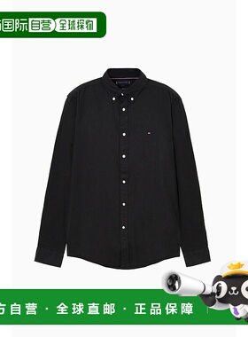 韩国直邮TOMMY HILFIGER Flex 法兰绒纯色衬衫 T12F7WSH160MT1BDS