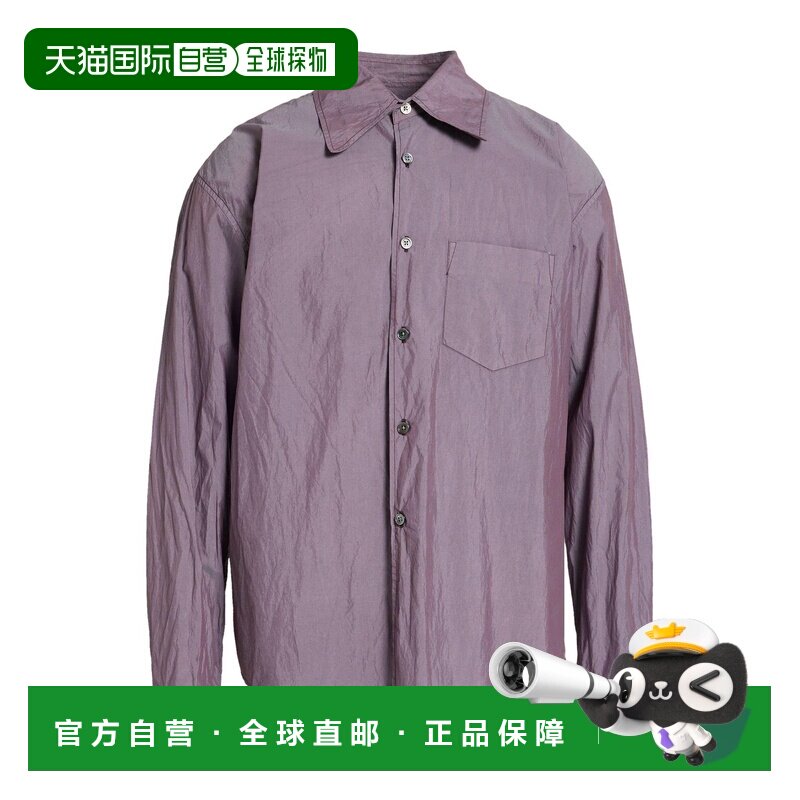 1h可退 香港直邮Our Legacy 男士 纯色衬衫 purple紫色 舒适时尚
