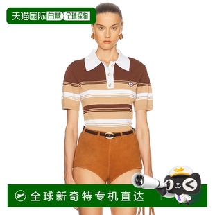 条纹Polo衫 1h可退 Chicano 香港直邮Casablanca UWS25KW907 女士