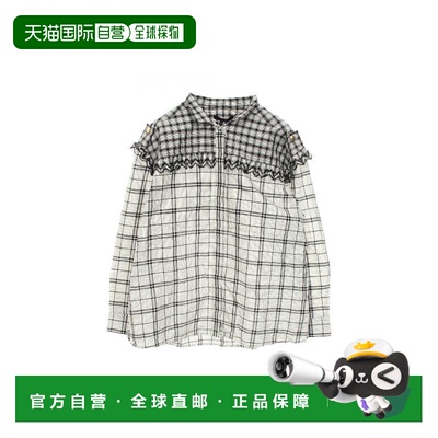 日本直邮中古LV路易威登女A级95新blouse女士衬衫丝绸上衣白色