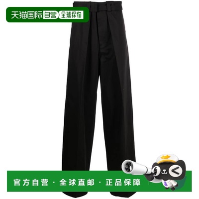 1h可退 香港直邮Jil Sander 吉尔 桑达 男士 黑色裤子 J22KA0104J
