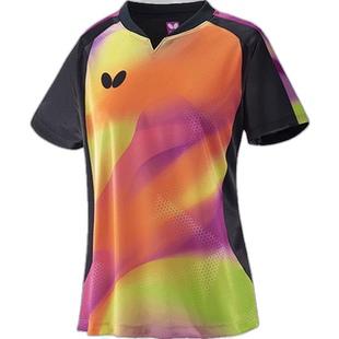 日本直邮Butterfly 乒乓球比赛衫格雷斯利衬衫女乒乓球46329-053