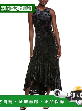 自营JS Collections Natalia Midi Dress - black 美国奥莱直发