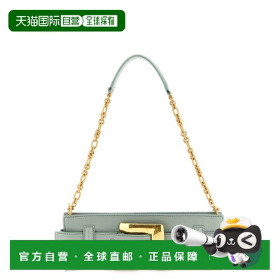 1h可退 香港直邮潮奢 Balmain 巴尔曼 女士 Anthem 搭扣链条手拿