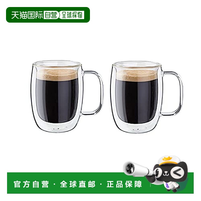 【日本直邮】双立人 咖啡杯 二重构造 140ml 2个套装 39500-111