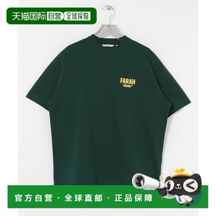 宽松短袖 男装 T恤 FARAH 胸前logo设 1h可退 SOUND 日本直邮FARAH