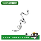 日潮跑腿MIKIMOTO御木本Akoya珍珠银质胸针M造型立体经典