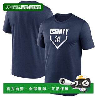 日本直邮NIKE 洋基队 T 恤 MLB 本垒板图标传奇 44BNK3AY