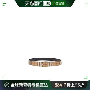 巴宝莉 男士 Burberry 香港直邮潮奢 复古格纹皮带