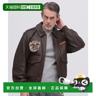 1h可退 日本直邮AVIREX 50周年纪念款A-2飞行夹克 7835950007