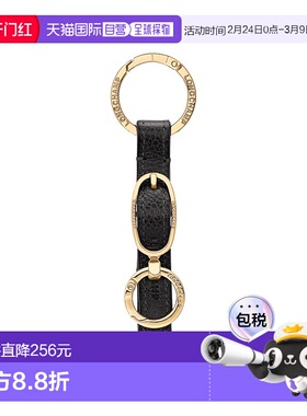 自营1h可退 欧洲直邮Longchamp珑骧 Le Foulonne 女士黑色/金色钥