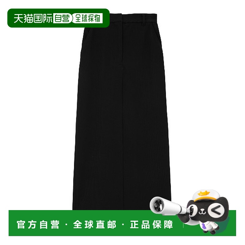 1h可退 日本直邮CLANE 女装 高弹力显瘦直筒裙 竖纹设计 12424404