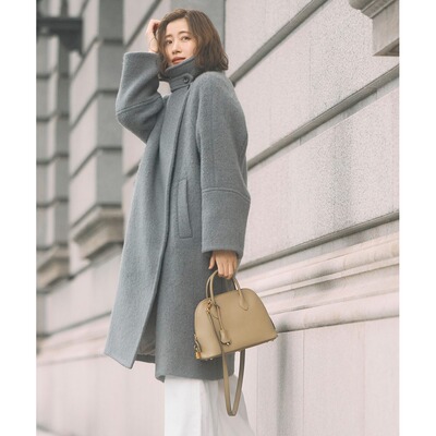 日本直邮RUIRUE BOUTIQUE 女士 羊毛摩卡亚混纺长【付后1h可退】