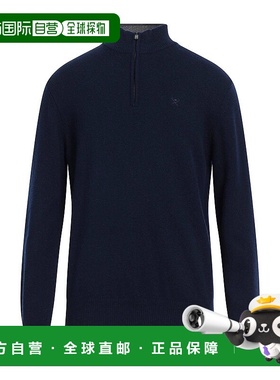 1h可退 香港直邮潮奢 Hackett 男士 高领上衣 blue蓝色 舒适时尚