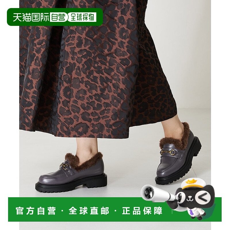 日本直邮Oriental Traffic 比特主题皮草围巾 [41313 OR526BW0030