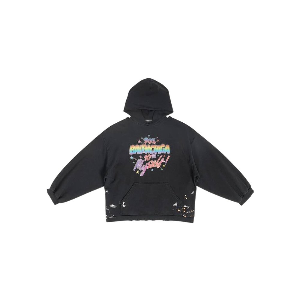 潮奢 Balenciaga 巴黎世家 女士 90/10修身版型卫衣 697874TMVH4