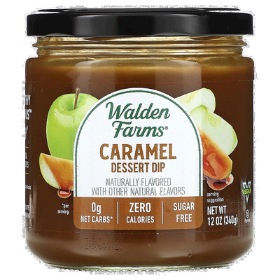 香港直发Walden Farms焦糖汁醇厚浓郁细腻易于搭配甜蜜口感340g