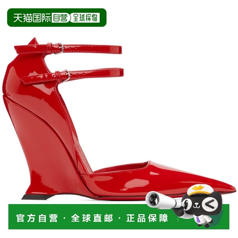 香港直邮Salvatore Ferragamo 菲拉格慕 女士 红色 Vidya 高跟鞋,女鞋,浅口单鞋,淘宝优惠券,粉丝福利购,淘宝优惠卷
