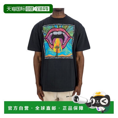 1h可退 香港直邮palm angels 男士 上装T恤