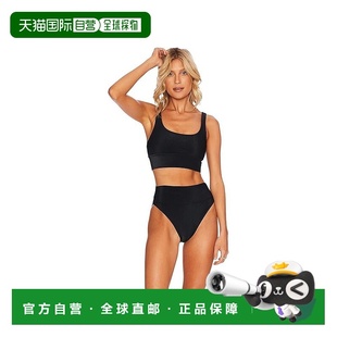 自营Beach Riot Highway Bottoms Women's Black High-Waisted Sw