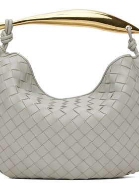 bottegaveneta葆蝶家女士灰色手提包时尚潮流经典百搭