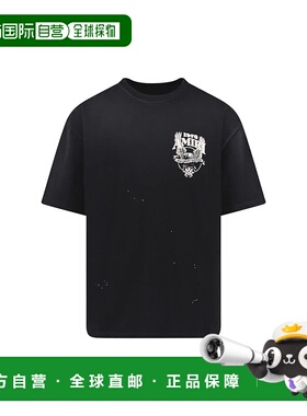 1h可退 香港直邮AMIRI 男士T恤 AMTOJR1024BLACK SS2026 黑色