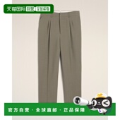 自营欧洲直邮AMI 灰褐色胡萝卜羊毛裤