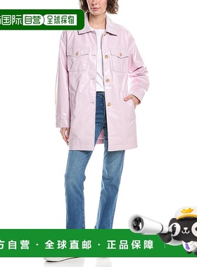 自营 Jane Post系带风衣-粉红色 美国奥莱直发