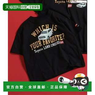 1h可退 日本直邮BREEZE TOMICA儿童车迷号码印花T恤 J307865新款