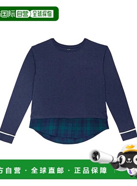 自营Kids Vineyard Vines Dreamcloth Mixed Media Top Blue Stre