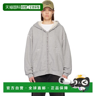 香港直邮Acne Studios 艾克妮 女士 灰色拉链连帽衫 AI0178卫衣