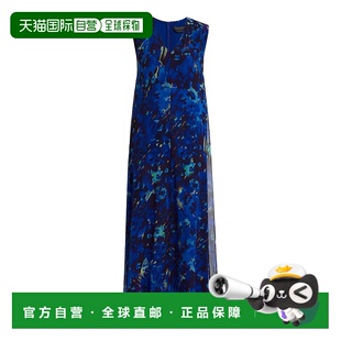 自营 marina rinaldi卡尔帕齐-紫色 美国奥莱直发新款连衣裙长裙