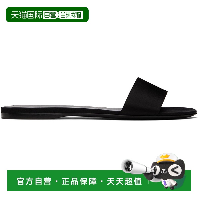 1h可退 香港直邮The Row 女士 黑色 Combo 拖鞋 F1464W326新款