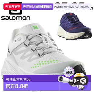 日本直邮Salomon 女士 AERO GLIDE 3 GRVL 跑鞋低帮厚底公路跑慢/