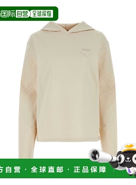 1h可退 香港直邮潮奢 Prada 普拉达 女士 徽標三角形連帽衫 13469